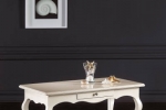 שולחן קפה קלאסיקו דגם  362 - 3.9 שולחן קפה   עם מגירה   .  במידות אורך 110רוחב 59 גובה 50  . צבעים בהתאם לדרישת הלקוח .  דיזיין .G.D – גלרי דענתיק  www.gallerydeantique.com